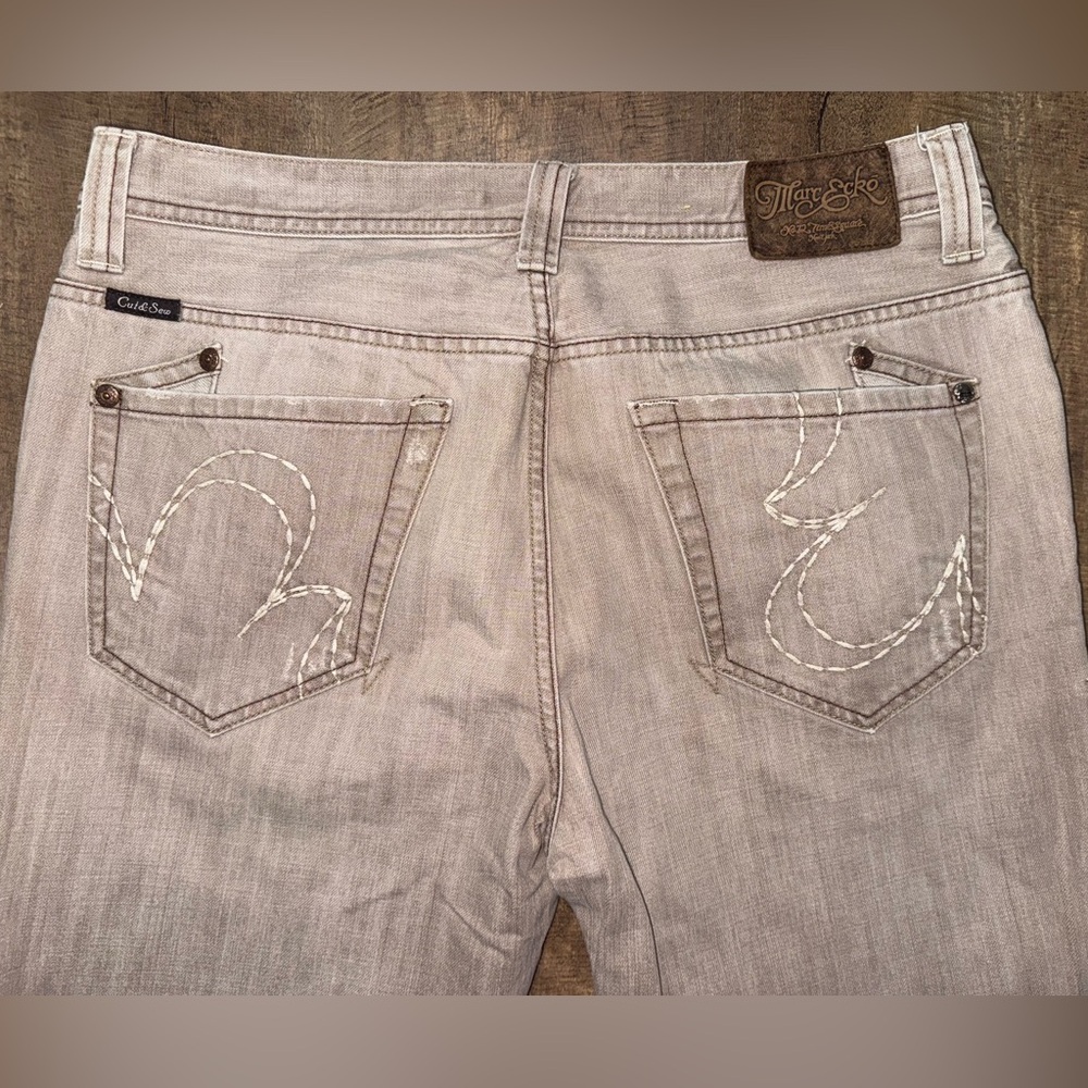 RARE MARC ECKO THE BURNT OUT JEAN CUT & SEW, PRIME CUT, NO. 72 TIME SQUARE SZ 36